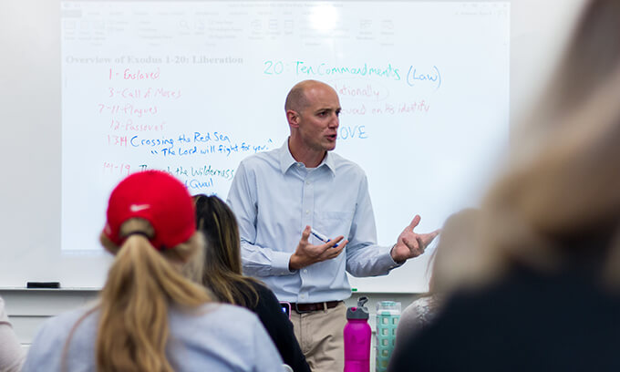 Dr. Voss Teaching Class