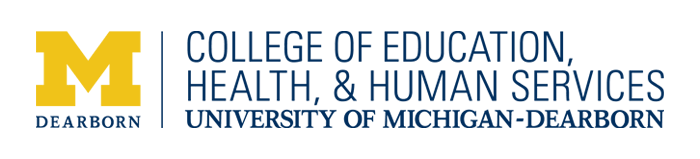 University of Michigan-Dearborn College of Education, Health, & Human Services Logo