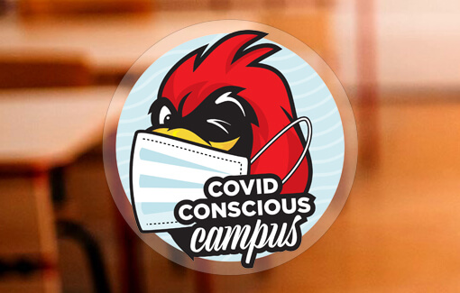 Preview of the Covid Conscious Campus sticker