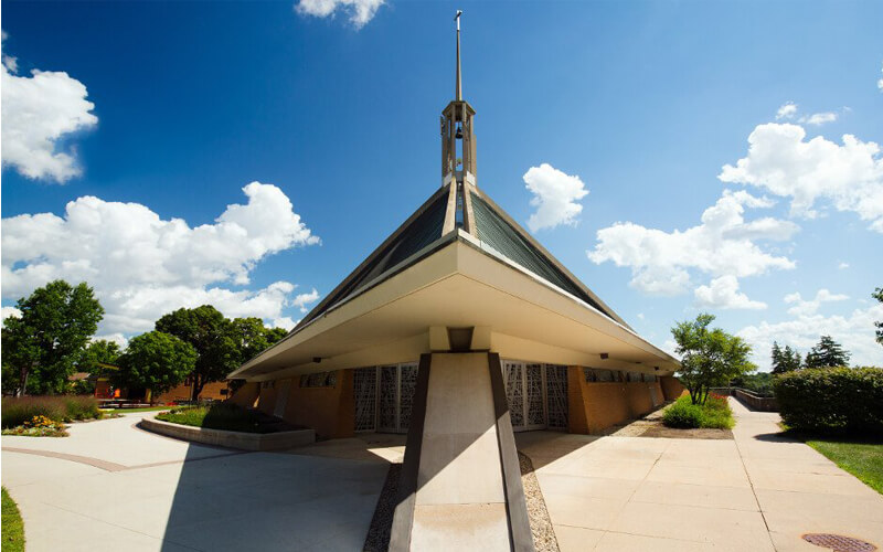 outside the Chapel 