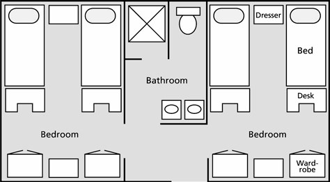 two-bed suite rooms